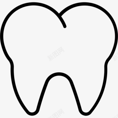 小牙齿牙齿解剖学生物学图标图标