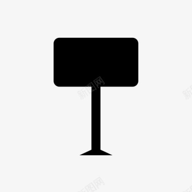 公共场合标识牌水域标识牌图标