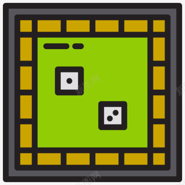 棋盘棋盘游戏游戏23线性颜色图标图标