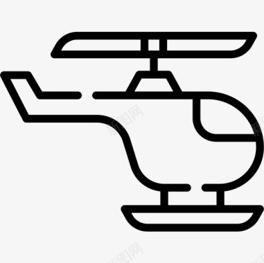 儿童邀请卡直升机儿童玩具21直线型图标图标