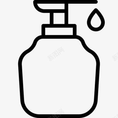宣传海报设计香皂沐浴露洗手液图标图标
