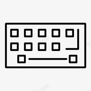 电脑键盘包装键盘电脑键盘电脑图标图标