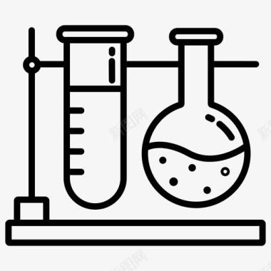 科学和技术实验室科学技术3大纲图标图标