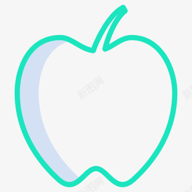 苹果保健14轮廓颜色图标图标