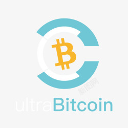 竖排标志ultraBitcoin-透明背景竖排L高清图片