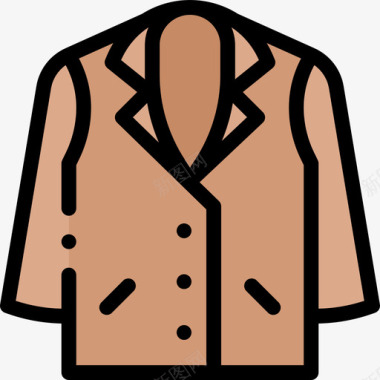 大衣秋装饰品6件正色图标图标