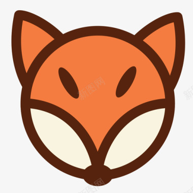 多色狐狸图标