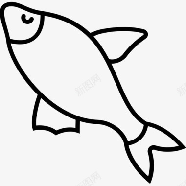 银莲花鱼淡水图标图标