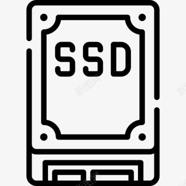 清除33Ssd硬件33线性图标图标