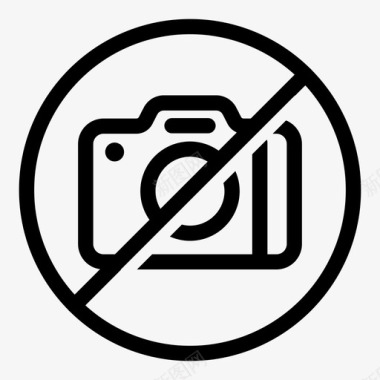 摄影活动禁止拍照摄影禁止图标图标