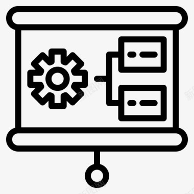 素材82图表工程82线性图标图标