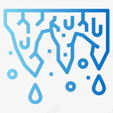 燃冬季冰柱冬季83坡度图标图标