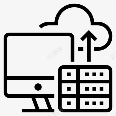 云计算机微云数据库云计算机图标图标