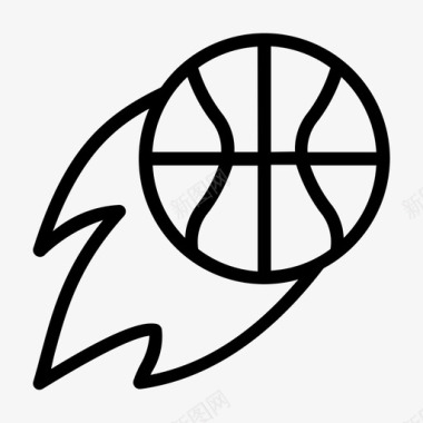 投篮篮球进球图标图标