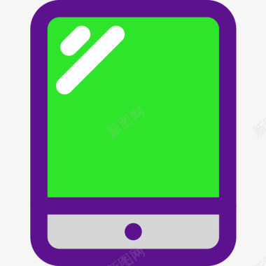 Ipad基本款60线性颜色图标图标