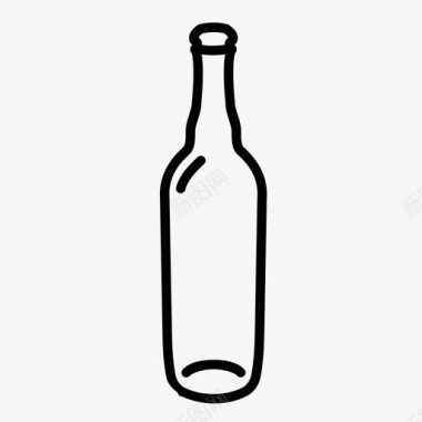 瓶子啤酒瓶饮料瓶图标图标