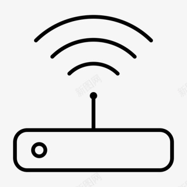 实用流行wifi连接internet图标图标