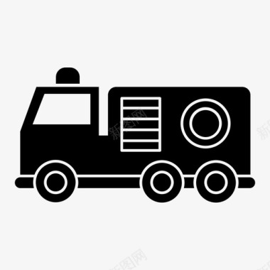 消防车急救车车辆图标图标