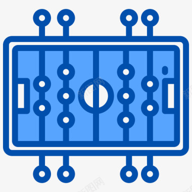桌球PNG桌球第24场蓝色图标图标