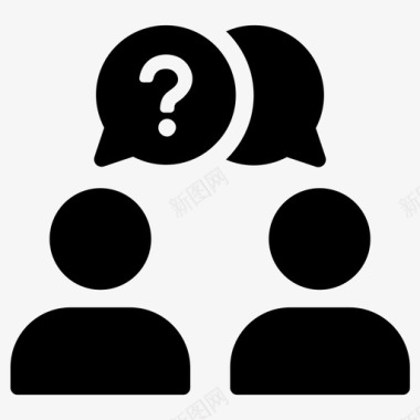 QQ咨询图标提问建议咨询图标图标
