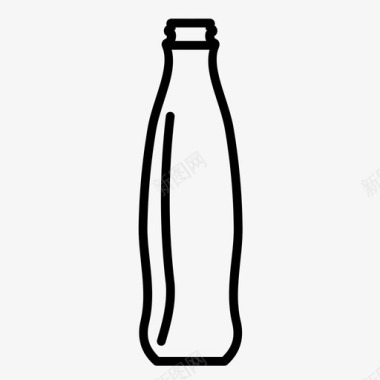 瓶子饮料瓶玻璃瓶图标图标