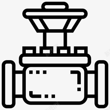 石油工业管道石油工业10线性图标图标