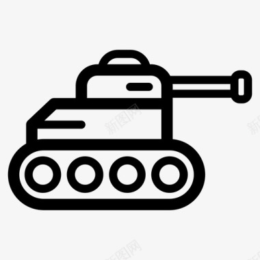 战争坦克大炮军事图标图标