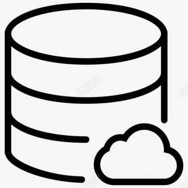 云服务器云数据库在线数据库服务器数据库图标图标