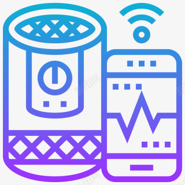 火焰小图标扬声器小工具23渐变图标图标