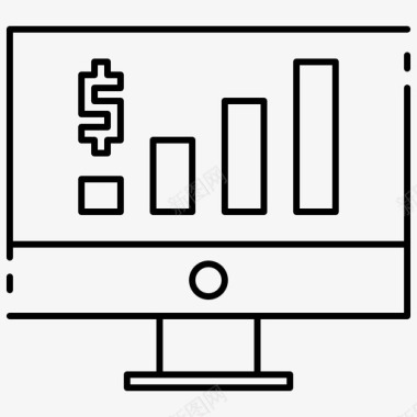 电子商务大数据销售分析业务数据图标图标