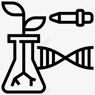 儿童基因生物技术实验遗传学图标图标