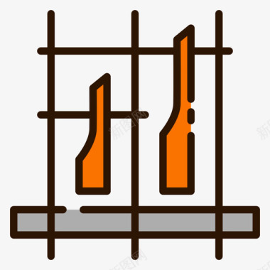150Angklung音乐150线性颜色图标图标