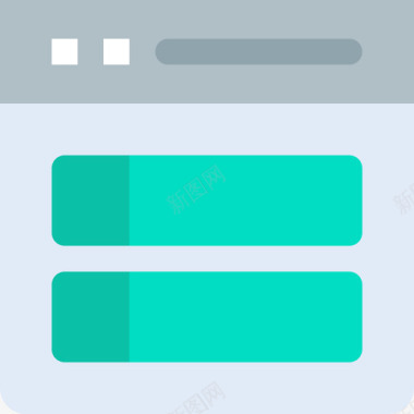 网页设计布局网页网站布局和用户界面平面图标图标