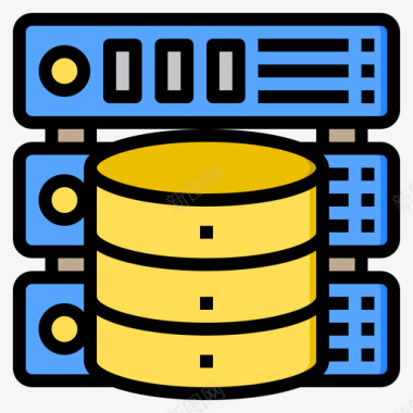数据库接口数据库存储接口97线颜色图标图标