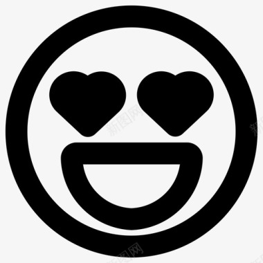 心的眼睛崇拜感情图标图标