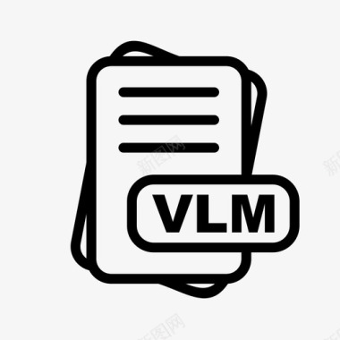 PDF文件格式vlm文件扩展名文件格式文件类型集合图标包图标