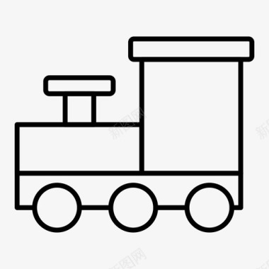 玩耍火车童年玩耍图标图标