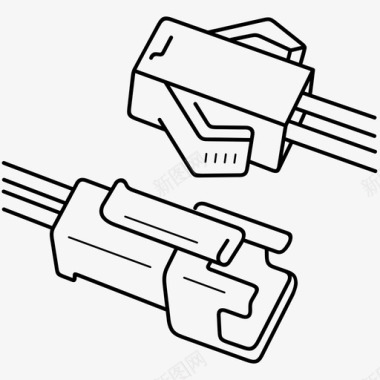 网线接头针脚插头插头插头到插孔导线接头针脚插头插头插头插头到插孔导线接头导线接头图标图标