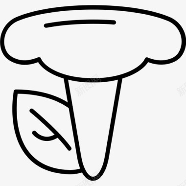 蜜环菌配料蘑菇图标图标