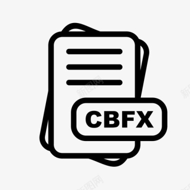 文件格式cbfx文件扩展名文件格式文件类型集合图标包图标