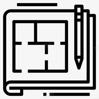 平面地图平面布置图施工114直线图标图标