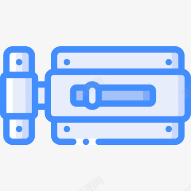 锁五金件4蓝色图标图标