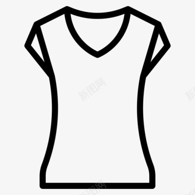 150T恤衣服150直线型图标图标