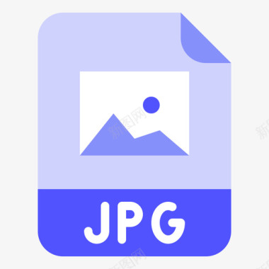 JPG文件格式文件扩展名4平面图标图标