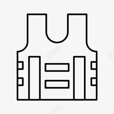 工程建筑门楼工人安全夹克建筑工程师图标图标