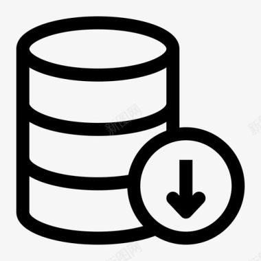 服务器数据库内存图标图标