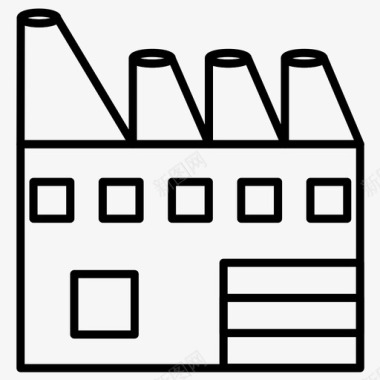 工业工厂图标图标