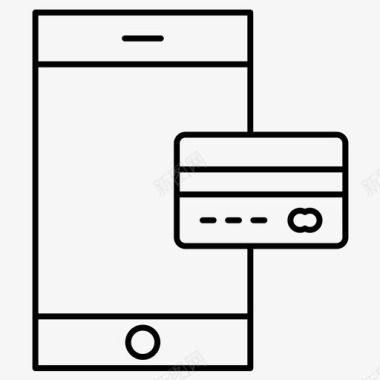 在线办理信用卡在线银行信用卡图标图标