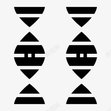 结构生物学dna生物学遗传学图标图标