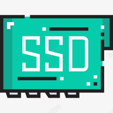 ssdSsd硬件21线性颜色图标图标